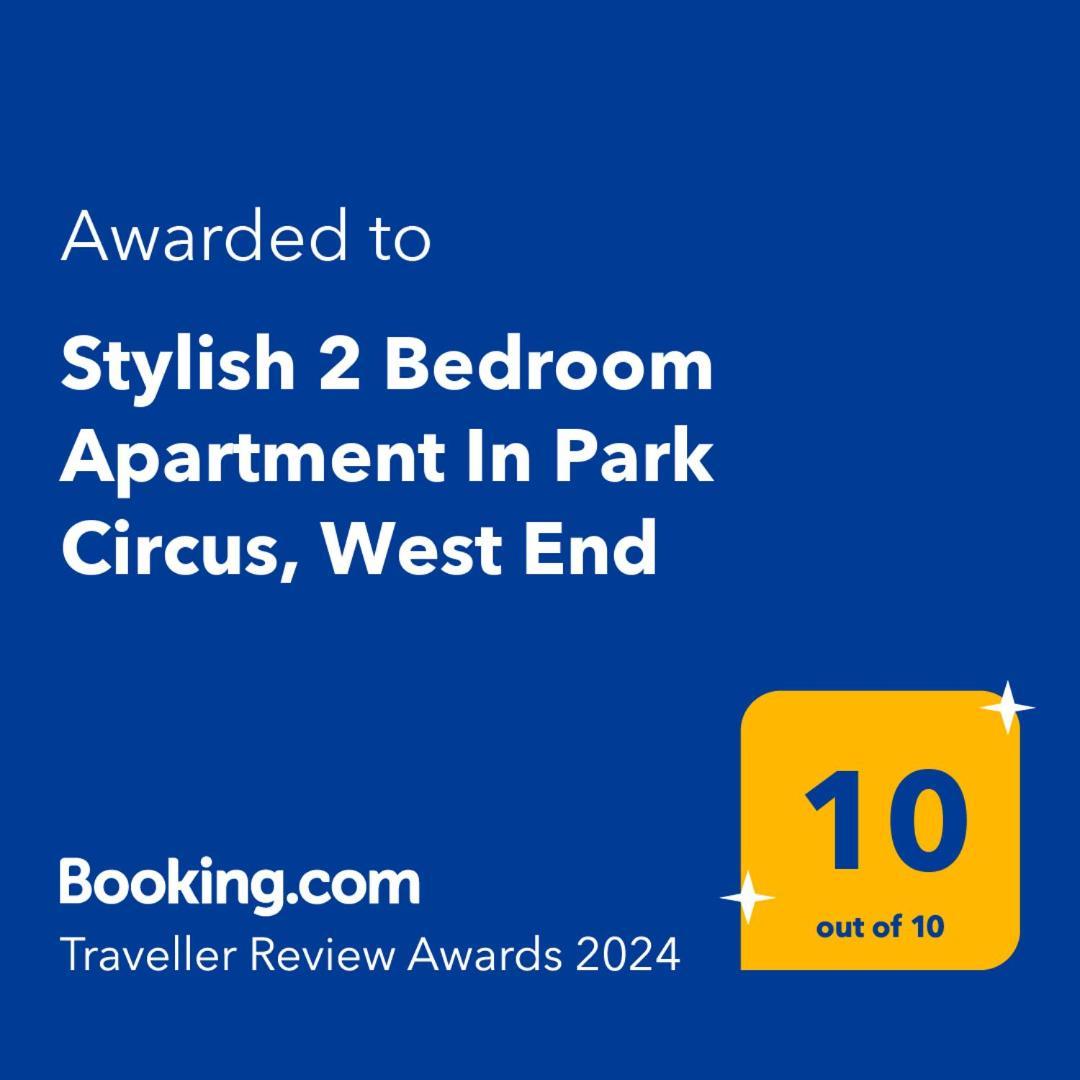 Stylish 2 Bedroom Apartment In Park Circus, West End Glasgow Exterior foto